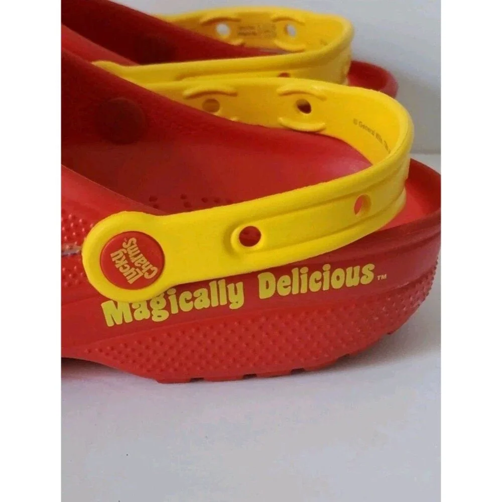 Crocs Lucky Charms Classic Clog Magically Delicious size Men's 11 Women’s 13 Red